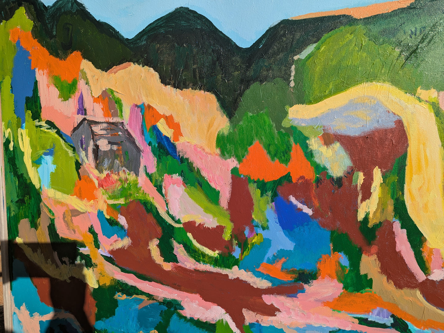 "Unchanged" Original Abstract Landscape By Alpana Rai