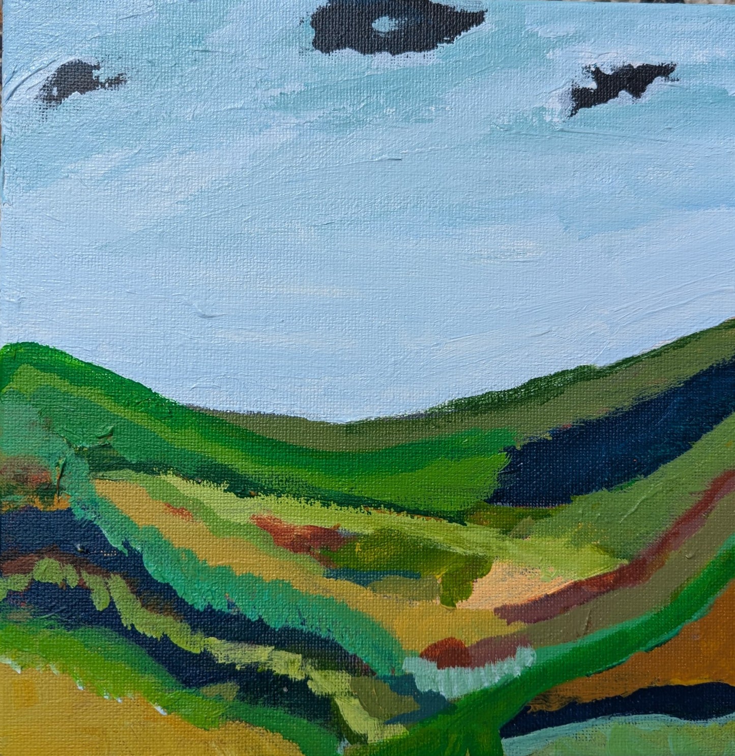 "Walk of Faith" Original Abstract