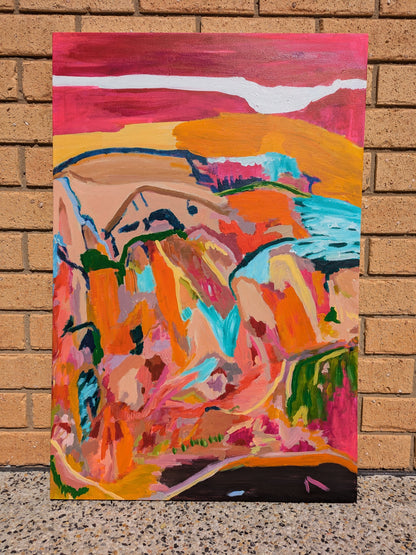 "Whispers of the Heart" Original Abstract