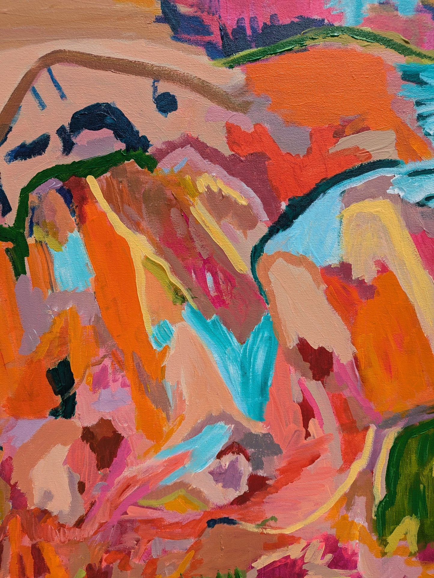"Whispers of the Heart" Original Abstract