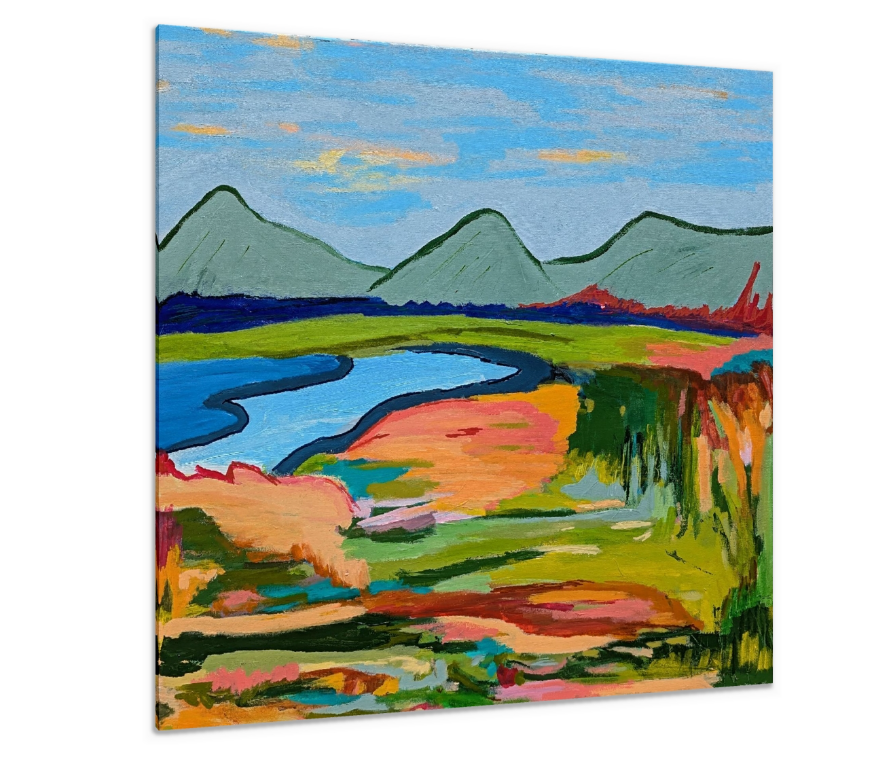 Vibrant Terrain Fine Art Print
