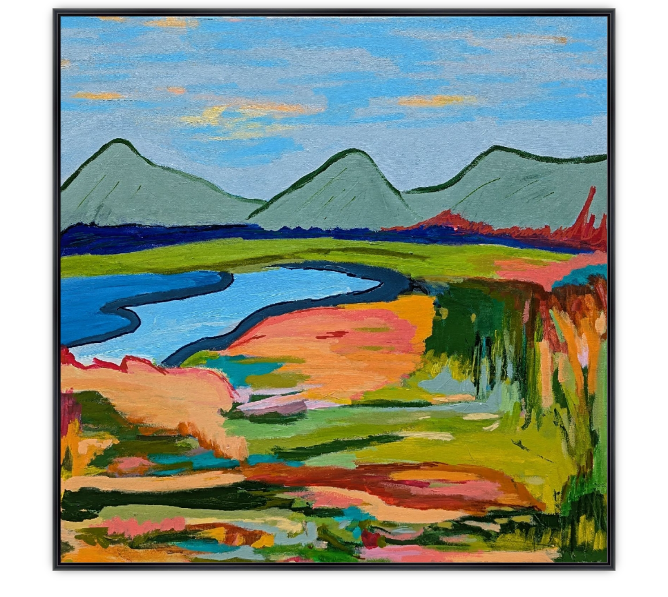 Vibrant Terrain Fine Art Print