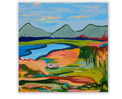 Vibrant Terrain Fine Art Print
