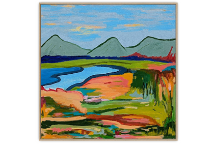Vibrant Terrain Fine Art Print
