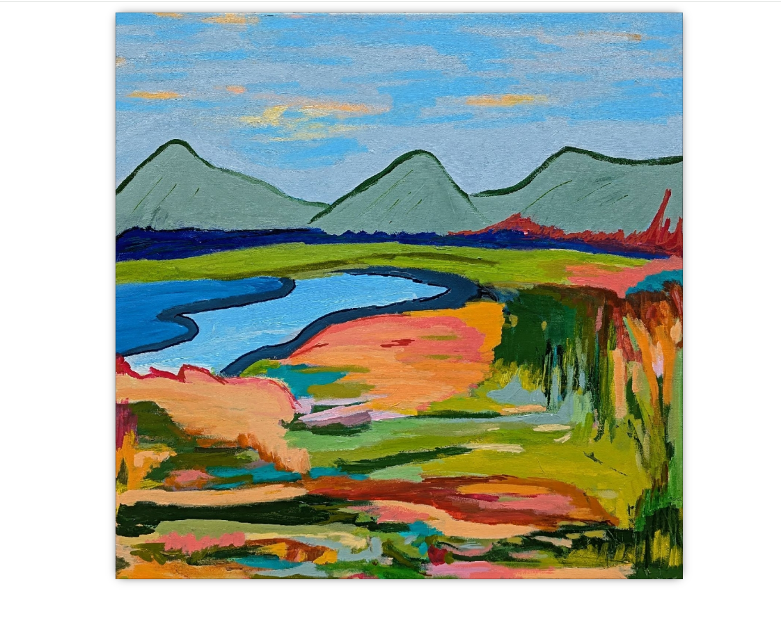 Vibrant Terrain Fine Art Print
