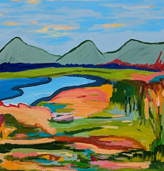 Vibrant Terrain Fine Art Print