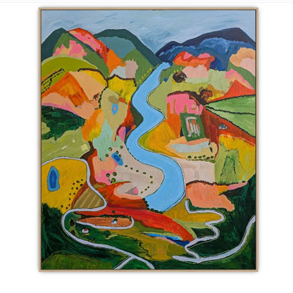 Meandering Through Color Fine Art Print