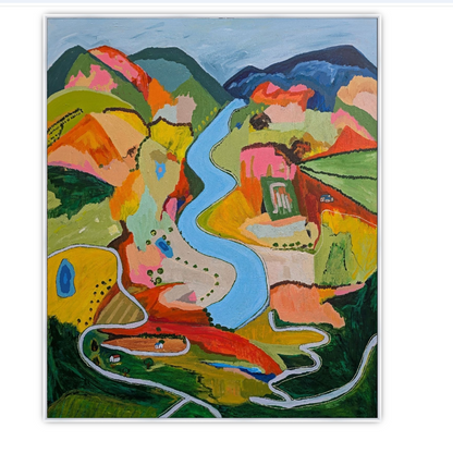 Meandering Through Color Fine Art Print