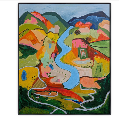 Meandering Through Color Fine Art Print