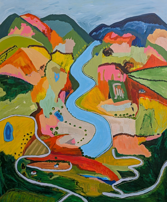 Meandering Through Color Fine Art Print