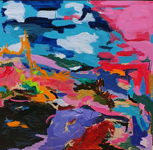 The Way He Tells It Fine Art Print