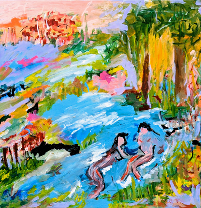 Riverside Rhapsody Fine Art Print