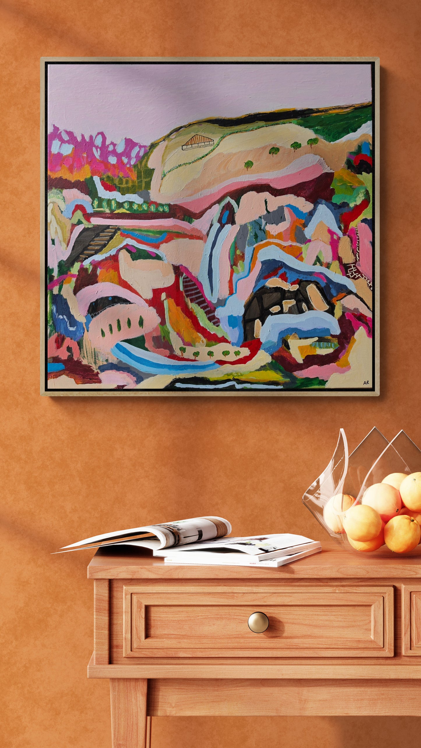 Finding My Way Home – Original Abstract Landscape Painting