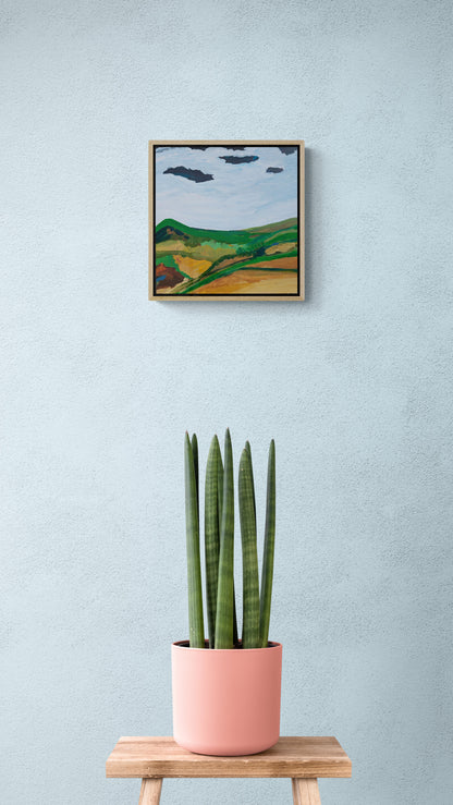 "The End is New Beginning" Abstract Landscape