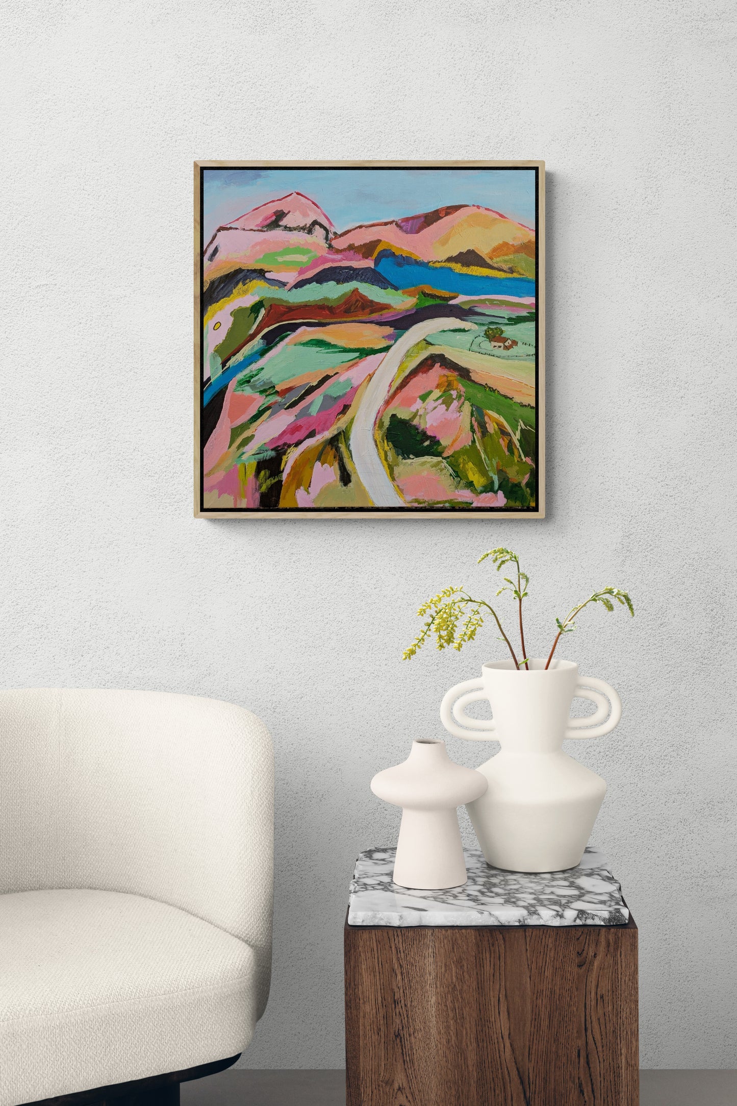 Living Near Hills- Original Art