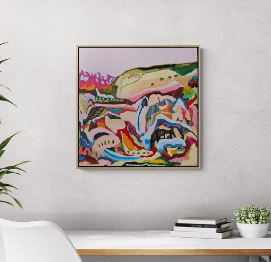 Finding My Way Home – Original Abstract Landscape Painting