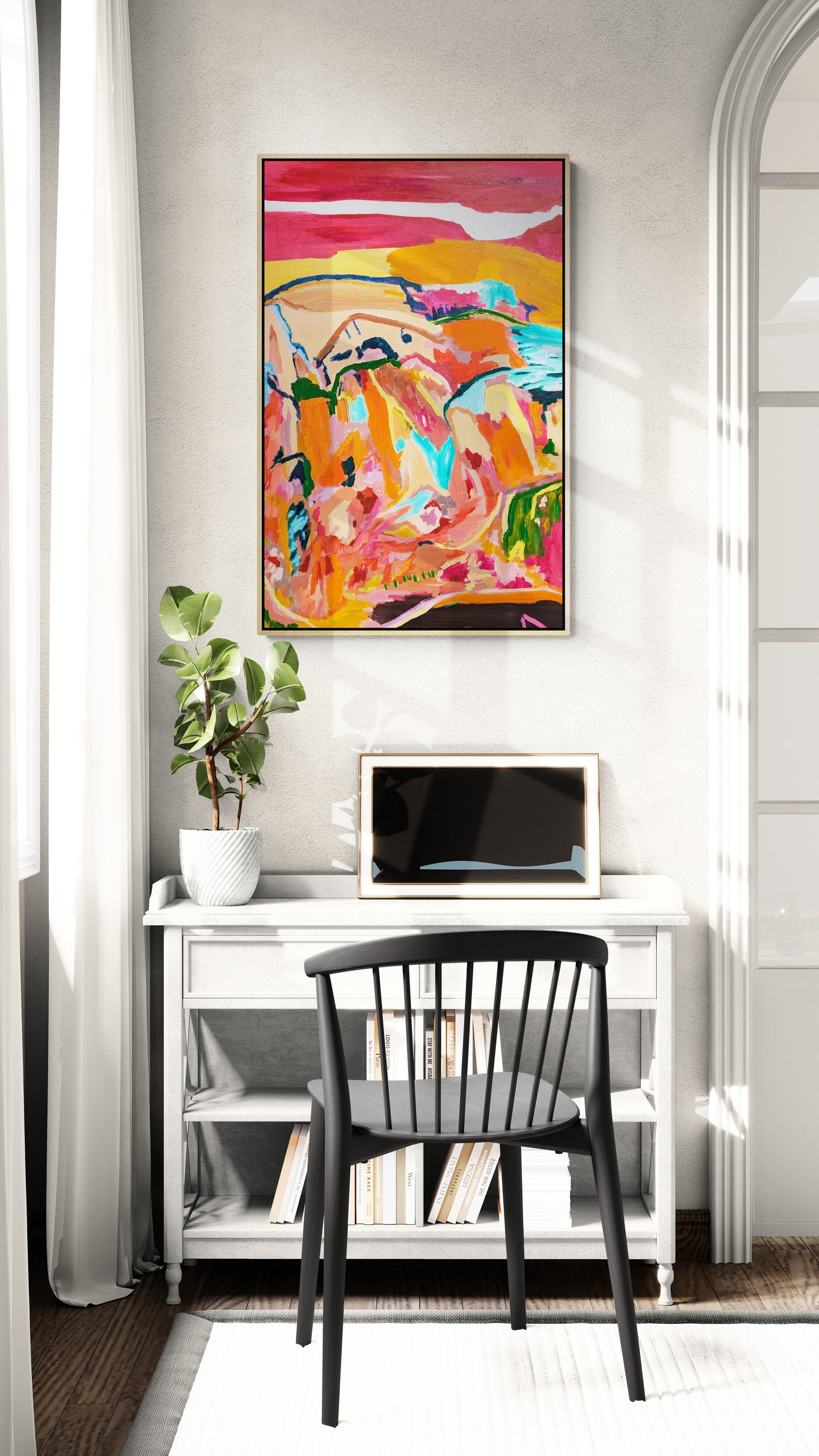 "Whispers of the Heart" Original Abstract