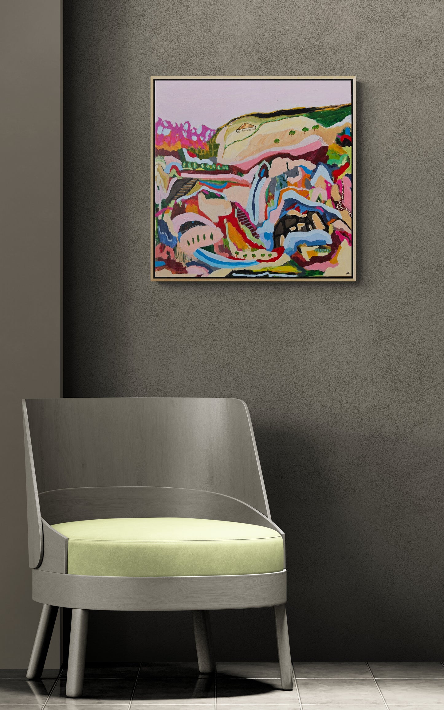 Finding My Way Home – Original Abstract Landscape Painting