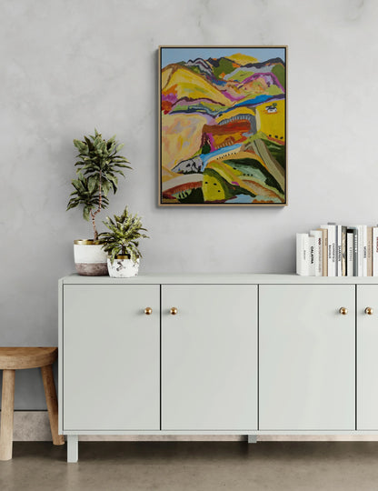 "Lets enjoy the Weekned " Original Art by Alpana Rai